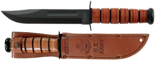 Picture of US Army KA-BAR® with Brown Leather Sheath