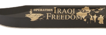 Show details for US Army Iraqi Freedom KA-BAR® With Brown Leather Sheath Picture of US Army Iraqi Freedom KA-BAR® With Brown Leather Sheath