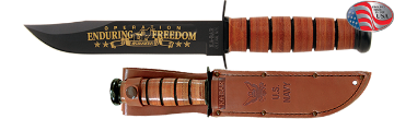 Show details for US NAVY Operation Enduring Freedom Commemorative Knife by KA-BAR® Picture of US NAVY Operation Enduring Freedom Commemorative Knife by KA-BAR®