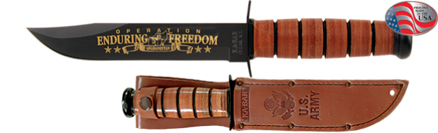 Picture of US ARMY Operation Enduring Freedom Commemorative Knife by KA-BAR