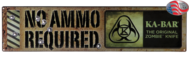 Picture of Zombie® No Ammo Required Sign