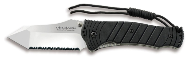 Picture of JPT-4S Serrated Tanto with Black Square Handle by OKC