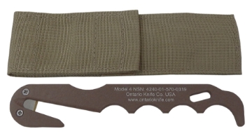 Show details for Model 4 Strap Cutter - Coyote Brown by OKC® Picture of Model 4 Strap Cutter - Coyote Brown by OKC®