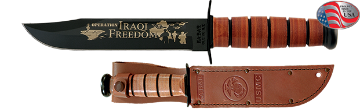 Show details for USMC Iraqi Freedom Presentation Knife by KA-BAR® Picture of USMC Iraqi Freedom Presentation Knife by KA-BAR®