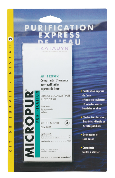 Micropur MP1 Water Purification Tablets by Katadyn