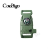 5/8 Inch Whistle Buckle with Flint Fire Starter Escaper and Compass