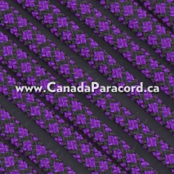 Picture of Neon Purple Diamonds - 100 Ft - 550 LB Paracord Acid Purple Diamonds - 100 Ft - 550 LB Paracord