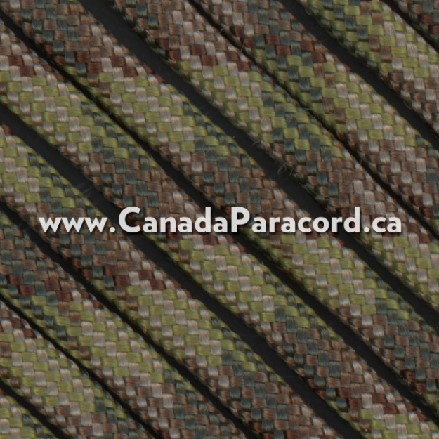 Multi Camo - 95 Paracord Type 1 Nylon - 100 Feet 