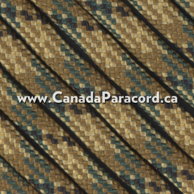 "Tri" Camo - 1,000 Foot - 550 LB Paracord 