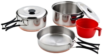 Show details for Ridgeline Stainless Steel Single Cookset by Chinook® Ridgeline Stainless Steel Single Cookset by Chinook®
