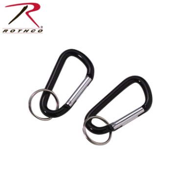 Show details for 60mm Accessory Carabiner with Key Ring by Rothco® 60mm Accessory Carabiner with Key Ring by Rothco