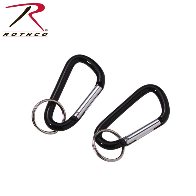 60mm Accessory Carabiner with Key Ring by Rothco