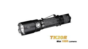 Show details for TK20R Rechargeable Tactical Flashlight - Max 1,000 Lumens by Fenix™ TK20R Rechargeable Tactical Flashlight - Max 1,000 Lumens by Fenix™