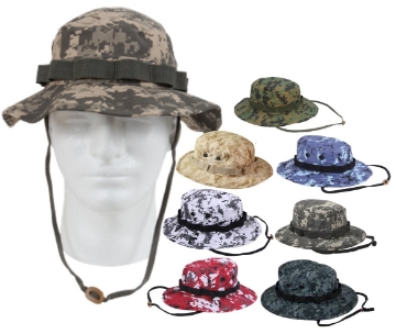 Show details for Digital Camo Boonie Hat by Rothco® Picture of Digital Camo Boonie Hat by Rothco®