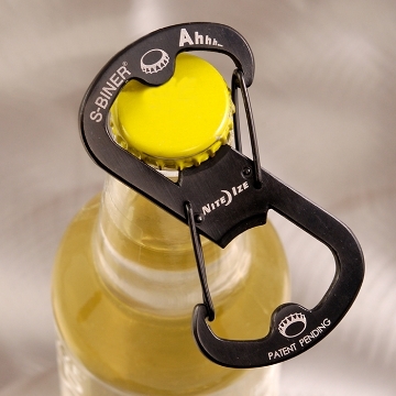 Show details for Ahhh... S-Biner® Bottle Opener by Nite Ize® Picture of Ahhh... S-Biner® Bottle Opener by Nite Ize®