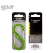 S-Biner® Plastic Double Gated Carabiner #4 - Lime