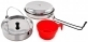 Show details for Ridgeline Stainless Steel Solo Mess Kit by Chinook® Picture of Ridgeline Stainless Steel Solo Mess Kit by Chinook®