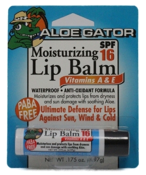Show details for SPF 16 Moisturizing Lip Balm by Aloe Gator Picture of SPF 16 Moisturizing Lip Balm by Aloe Gator