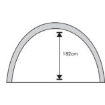 Boson 5/6 - 6 Person Family Tent with Fiberglass Poles by Hotcore®