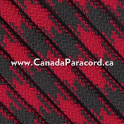 Picture of Imperial Red and Black 50/50 - 100 Ft - 550 LB Paracord Imperial Red and Black 50/50 - 100 Ft - 550 LB Paracord