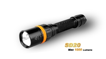 Show details for SD20 Flashlight - Max 1000 Lumens by Fenix™ Flashlight SD20 Flashlight - Max 1000 Lumens by Fenix™ Flashlight