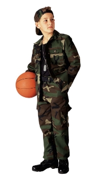 Show details for Kid's Poly/Cotton BDU Coat by Rothco® Picture of Kid's Poly/Cotton BDU Coat by Rothco®