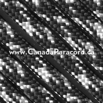 Show details for Black & White Camo (Zebra) - 50 Ft - 550 LB Cord Black & White Camo (Zebra) - 50 Ft - 550 LB Cord