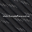 Black with Reflective Fleck - 1,000 Feet - 11 Strand Paracord 