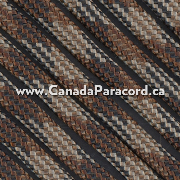 Brown Camo - 100 Foot - 550 LB Paracord