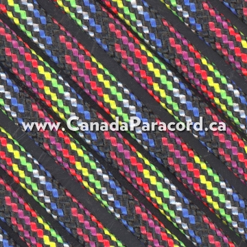 Show details for Dark Stripes - 50 Foot - 550 LB Paracord Dark Stripes - 50 Foot - 550 LB Paracord