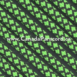Picture of Neon Green Diamonds - 100 Ft - 550 LB Paracord Neon Green Diamonds - 100 Ft - 550 LB Paracord