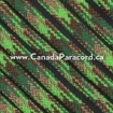 Neon Green Flame Camo - 1,000 Feet - 550 LB Paracord