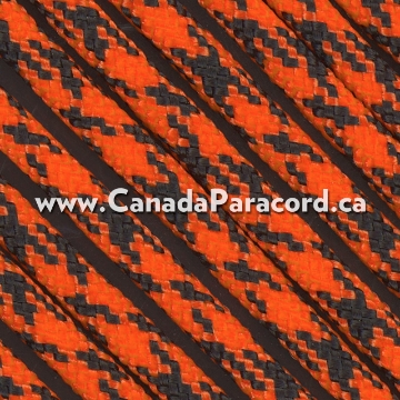 Show details for Neon Orange Camo - 100 Foot - 550 LB Paracord Neon Orange Camo - 100 Foot - 550 LB Paracord