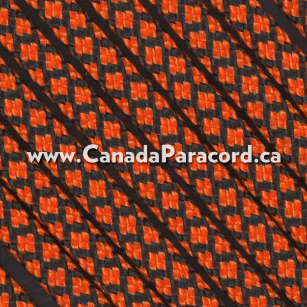 Neon Orange Diamonds - 1,000 Ft - 550 LB Paracord