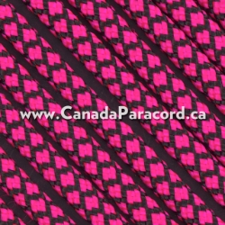 Picture of Neon Pink Diamonds - 100 Ft - 550 LB Paracord Neon Pink Diamonds - 100 Ft - 550 LB Paracord