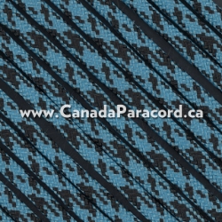 Picture of Neon Turquoise / Black Camo (Panther) - 100 Ft - 550 LB Cord Neon Turquoise / Black Camo - 100 Ft - 550 LB Cord