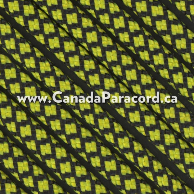 Neon Yellow Diamonds - 1,000 Ft - 550 LB Paracord