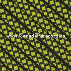 Picture of Neon Yellow Diamonds - 100 Ft - 550 LB Paracord Neon Yellow Diamonds - 100 Ft - 550 LB Paracord