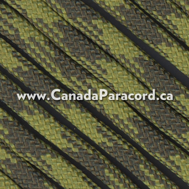 Olive Drab & Moss 50/50 - 250 Ft - 550 LB Paracord