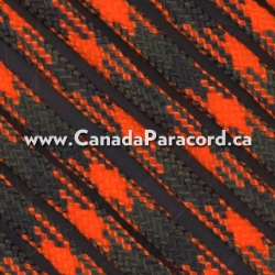 Picture of Orange Blaze Camo - 100 Feet - 550 LB Paracord Orange Blaze Camo - 100 Feet - 550 LB Paracord