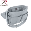 Grey Vintage Unwashed Canvas Messenger Bag by Rothco®