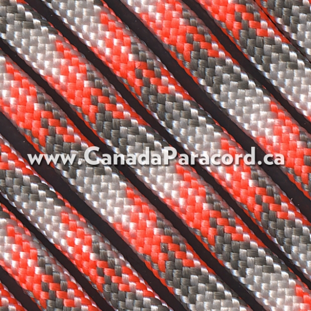 Sneaky Orange Camo - 1,000 Feet - 550 LB Paracord