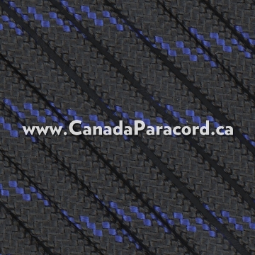 Show details for Touch of Blue - 100 Feet - 550 LB Paracord Thin Blue Line - 100 Feet - 550 LB Paracord
