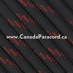 Picture of Touch of Red - 100 Feet - 550 LB Paracord Thin Red Line - 100 Feet - 550 LB Paracord