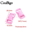 3/8 Inch Curved Side Release Buckles - Various Colours - Coobigo