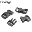 3/8 Inch Curved Side Release Buckles - Black - Coobigo