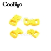 Yellow 3/8 Inch Curved Side Release Buckles - Various Colours - Coobigo