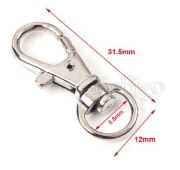 1/2 Inch Metal Swivel Trigger Snap Hook by Coobigo