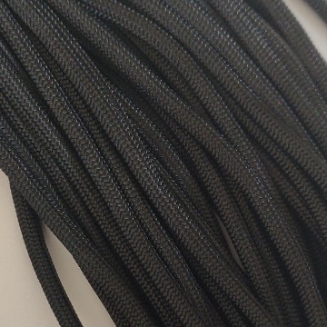Show details for Black | 50 Feet | 550 LB Paracord Black - 50 Foot - 550 LB Type III Paracord
