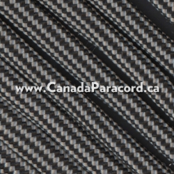 Picture of Silver and Black Stripes - 100 Ft - 550 LB Paracord Silver and Black Stripes - 100 Ft - 550 LB Paracord